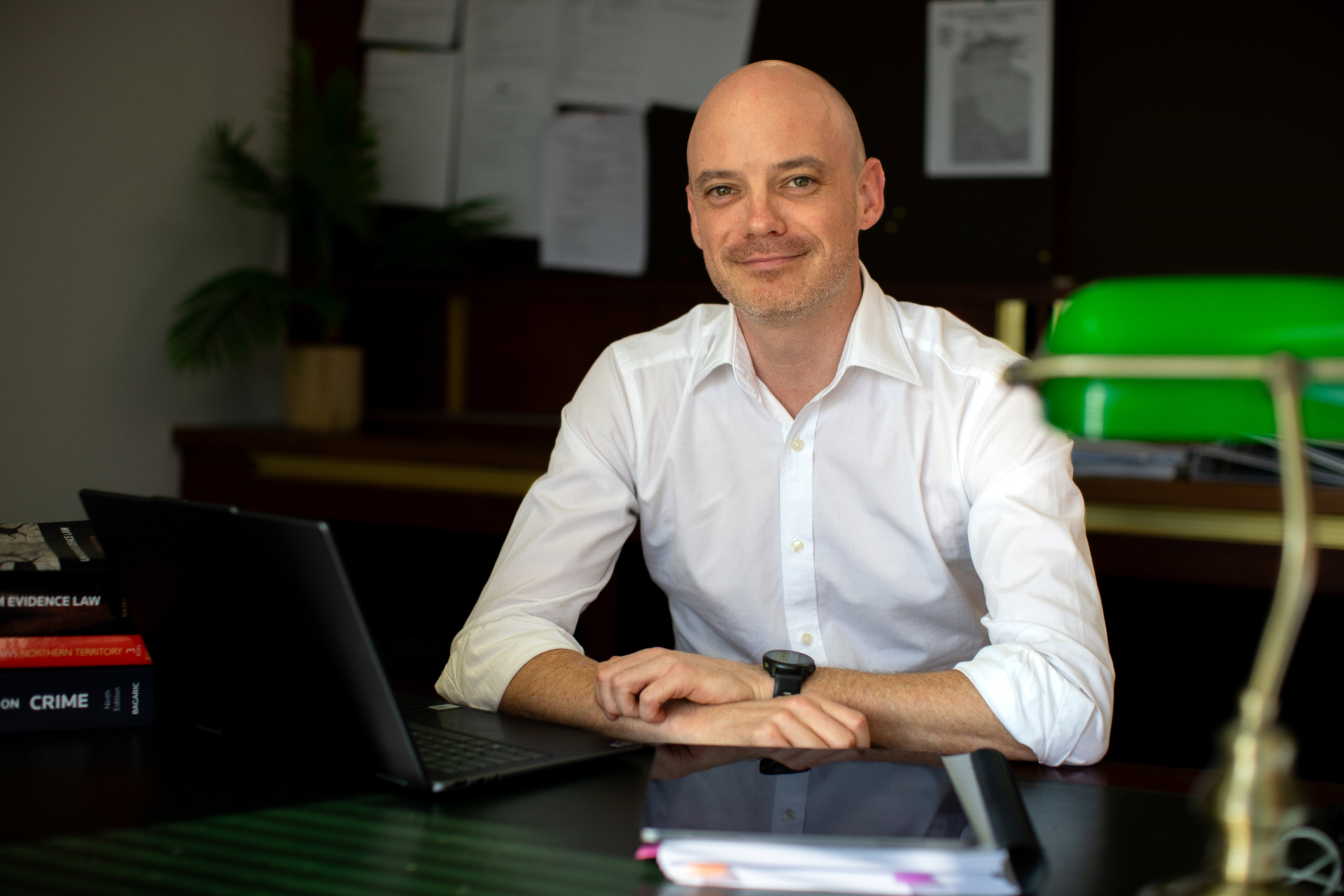Gerard Richardson, Barrister and Solicitor at Hubber Legal, in the firm's Darwin office